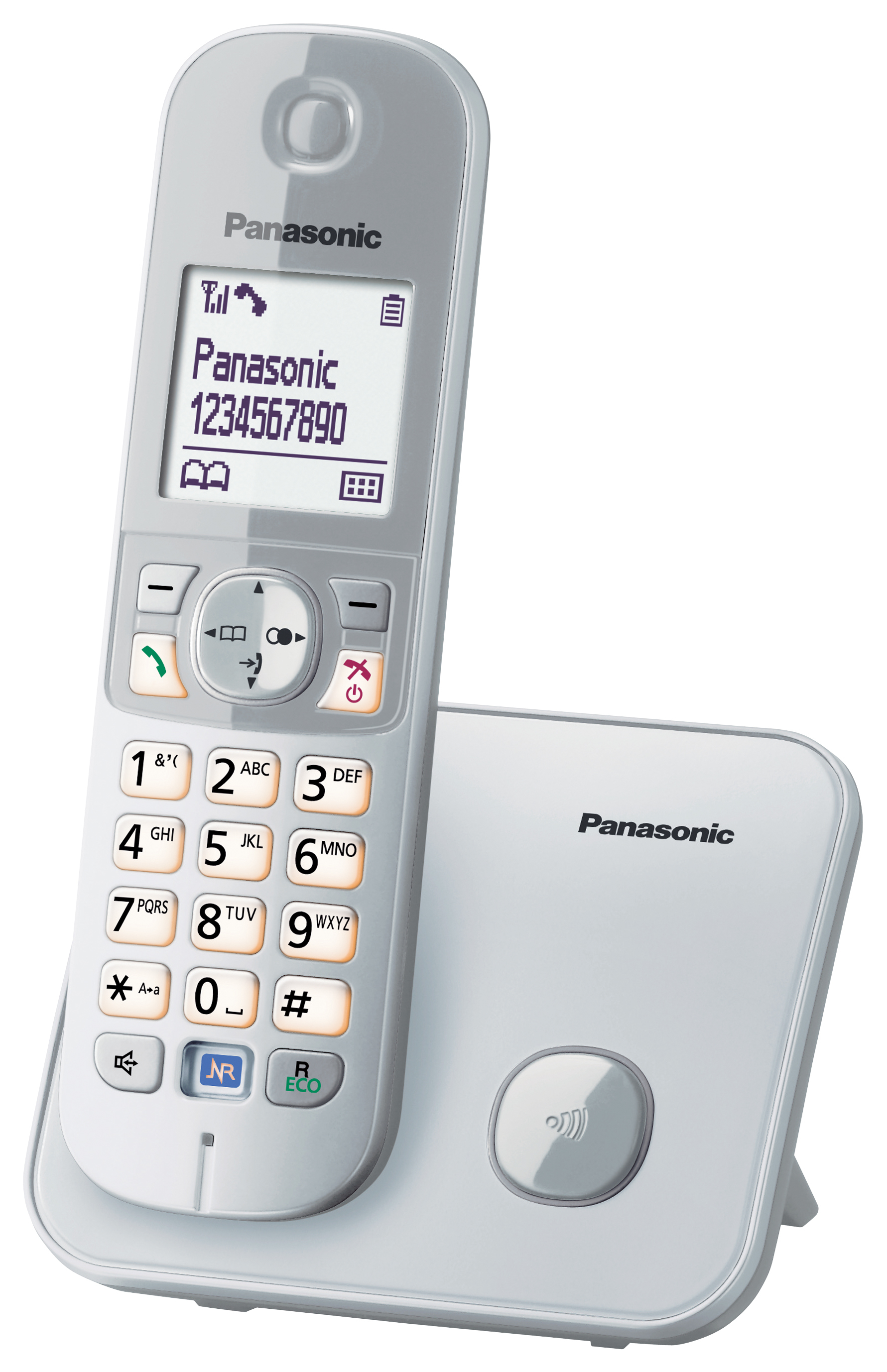 Panasonic KX-TG6811GS telefoner DECT-telefon Namn och uppringnings-ID Silver