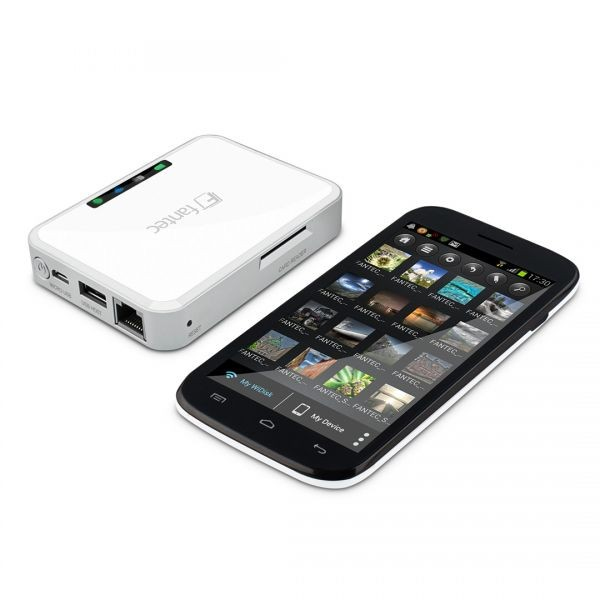 Fantec MWiD25-DS mobildockningsstationer Smartphone Vit