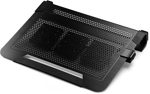 Cooler Master NotePal U3 Plus kylningsdynor för bärbara datorer 48,3 cm (19') 1800 RPM Svart
