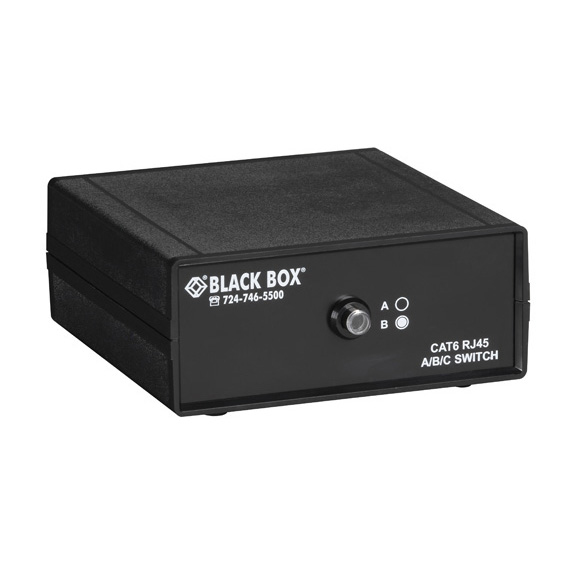 Black Box SW1031A nätverksförlängare Nätverkssändare och -mottagare Svart