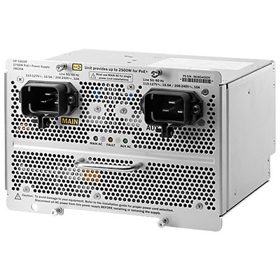 Aruba 5400R 2750W PoE+ zl2 nätverksswitchkomponenter Strömförsörjning