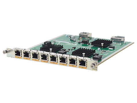 Hewlett Packard Enterprise MSR 8-port Gig-T HMIM nätverksswitchmoduler Gigabit Ethernet