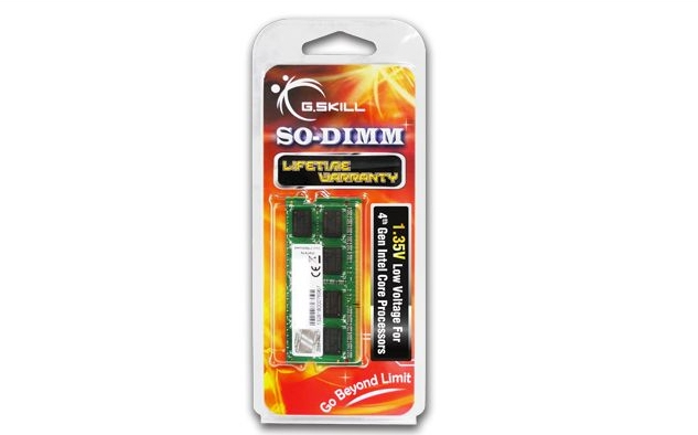 G.Skill 4GB DDR3-1600 RAM-minnen 1 x 4 GB 1600 MHz