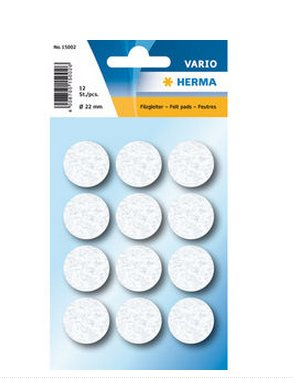 HERMA 15002 skyddskuddar Vit