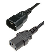 Hewlett Packard Enterprise 142257-003 strömkablar Svart 3 m C14 coupler C13 coupler
