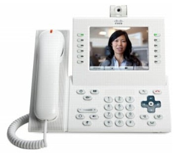 Cisco 9971 IP-telefoner Vit 6 linjer Wi-Fi