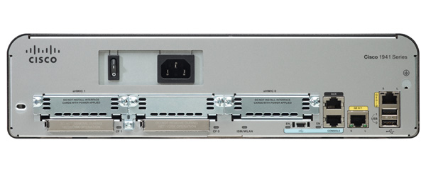 Cisco 1941 kabelansluten router Gigabit Ethernet Silver