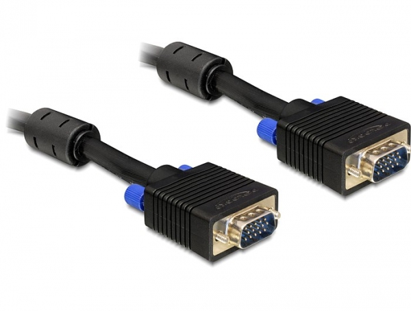 DeLOCK 3m VGA Cable VGA-kabel VGA (D-Sub) Svart