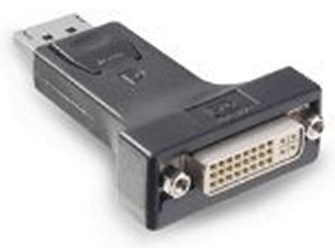 PNY QSP-DPDVISL kabelomvandlare (hane/hona) DVI-I Display Port Svart