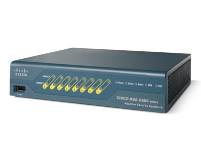 Cisco ASA 5505 hårdvarubrandväggar 1U 150 Mbit/s