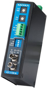 Moxa ICF-1150-M-ST konverterare/repeaters/isolatorer RS-232 Fiber (ST)