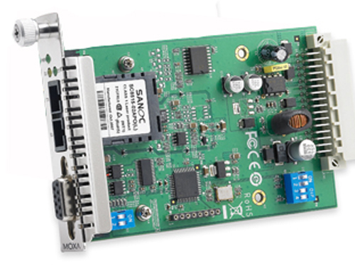 Moxa TCF-142-S-SC-RM konverterare/repeaters/isolatorer RS-232/422/485 Fiber (SC)