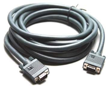 Kramer Electronics 15-pin HD VGA Cable VGA-kabel 0,3 m VGA (D-Sub) Svart
