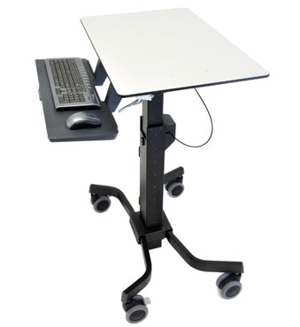 Ergotron TeachWell Mobile Digital Workspace grafit, Grå Multimediavagn