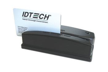 ID TECH Omni magnetkortsläsare Svart USB / PS/2