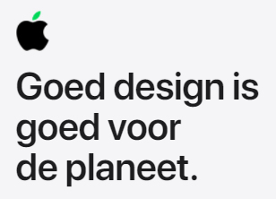 Goed design is goed voor de planeet