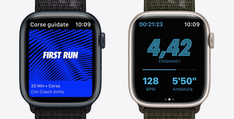 Nike Run Club su Apple Watch.