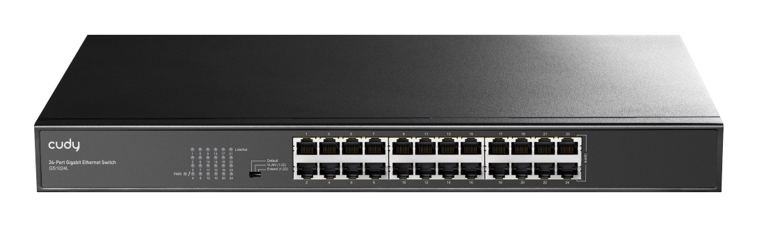 Cudy GS1024L network switch Gigabit Ethernet (10/100/1000) 1U Black