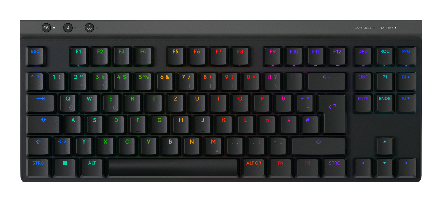Logitech G 920-012542 keyboard Gaming RF Wireless + Bluetooth QWERTZ German Black