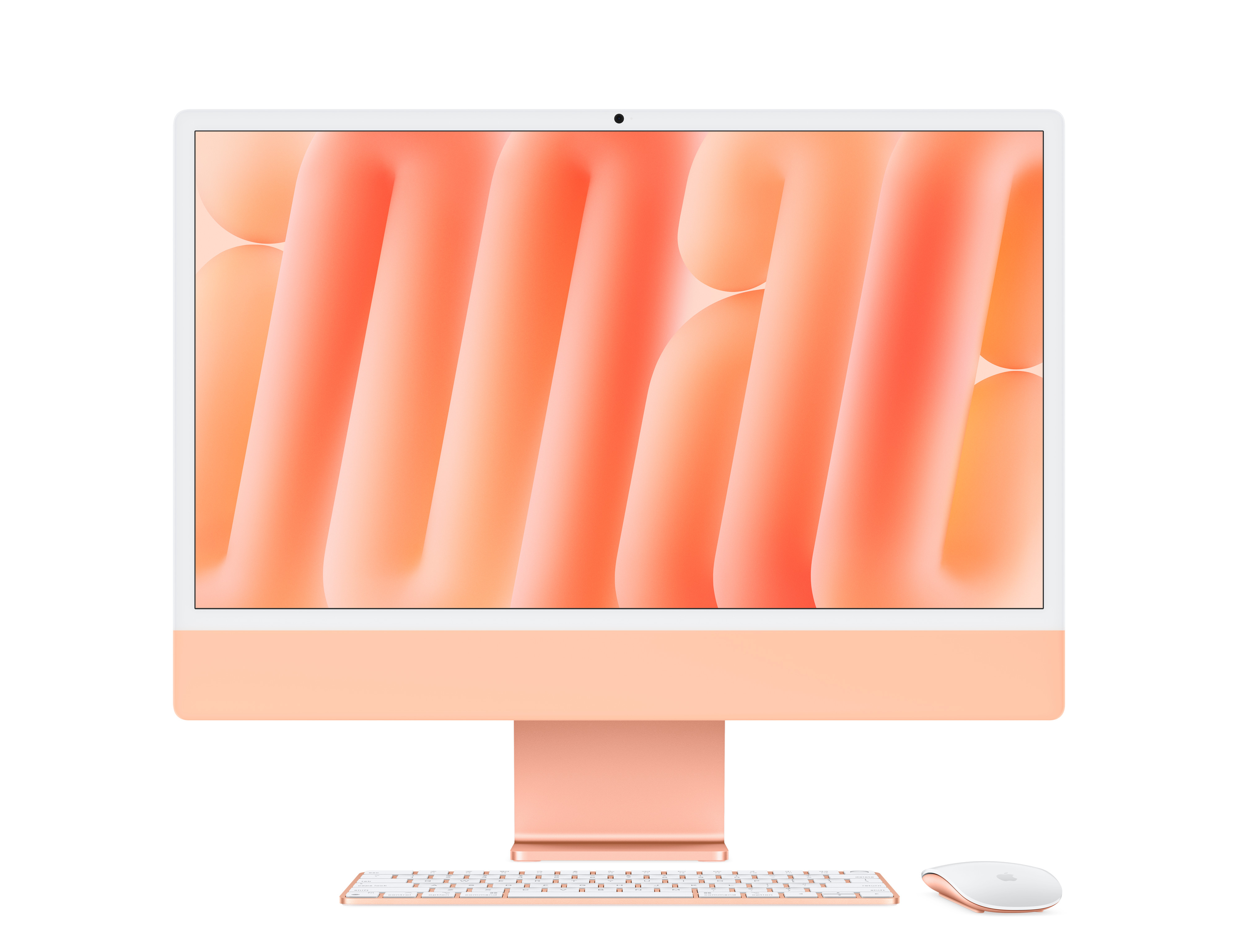 Apple iMac Apple M M4 59.7 cm (23.5") 4480 x 2520 pixels All-in-One PC 16 GB 512 GB SSD macOS Sequoia Wi-Fi 6E (802.11ax) Orange