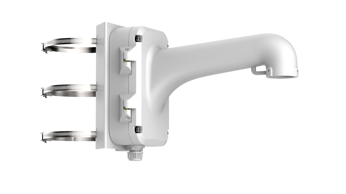 Hikvision DS-1604ZJ-Pole. Type: Mount, Brand compatibility: Hikvision Digital Technology, Product colour: White. Maximum w