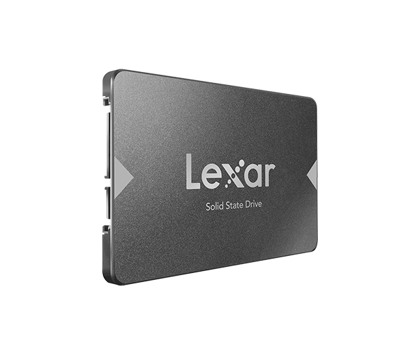 Lexar NS100. SSD capacity: 256 GB, SSD form factor: 2.5", Read speed: 520 MB/s, Data transfer rate: 6 Gbit/s, Component fo