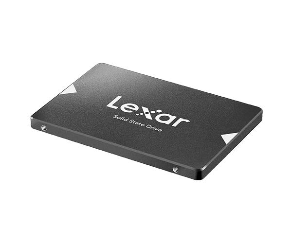 Lexar NS100. SSD capacity: 256 GB, SSD form factor: 2.5", Read speed: 520 MB/s, Data transfer rate: 6 Gbit/s, Component fo