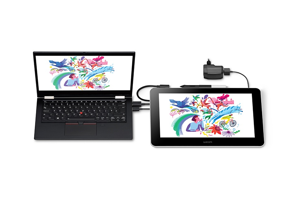 Wacom One. Connectivity technology: Wired & Wireless, Resolution: 2540 lpi, Working area: 294 x 166 mm. Display diagonal: 