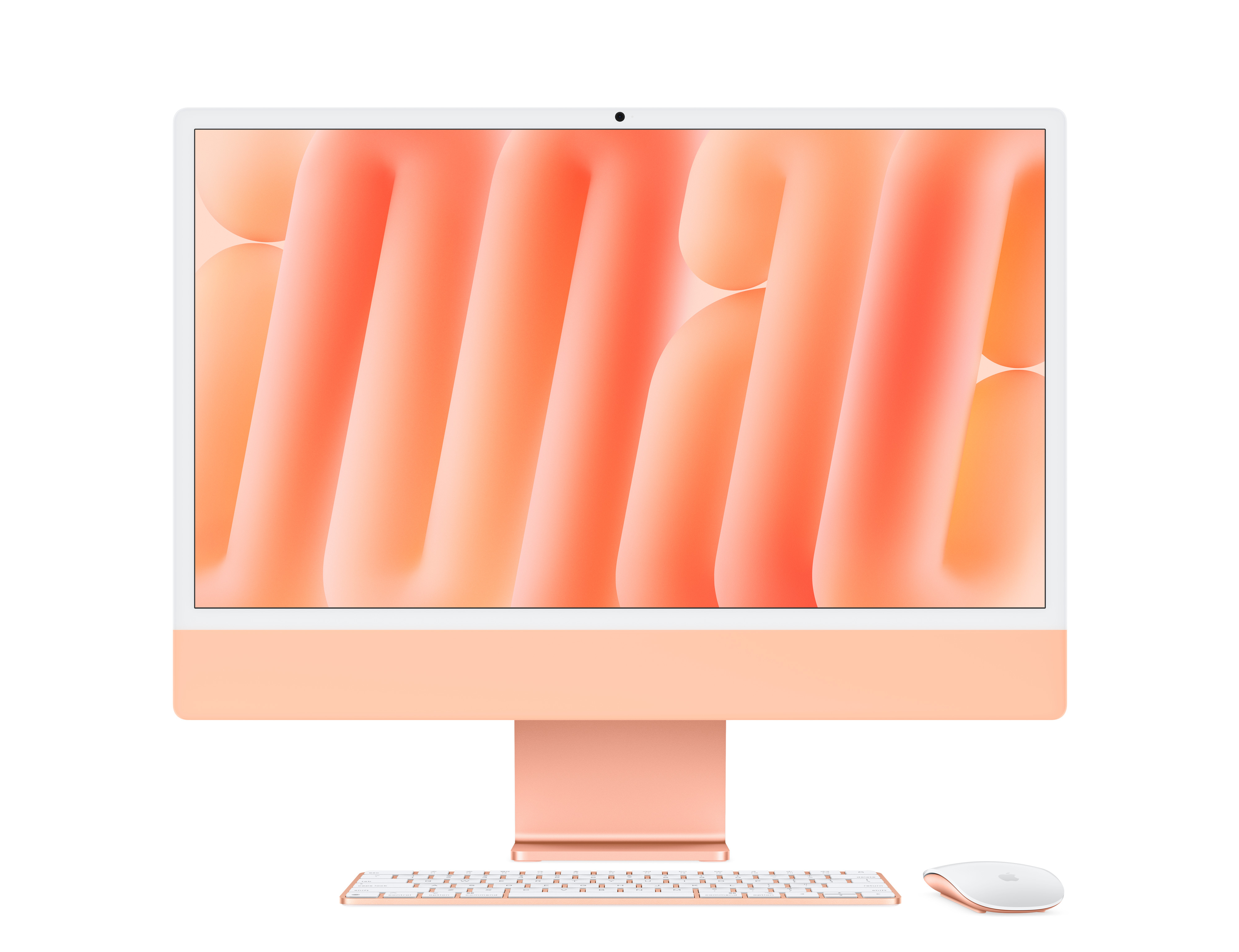 Apple iMac Apple M M4 59.7 cm (23.5") 4480 x 2520 pixels All-in-One PC 16 GB 512 GB SSD macOS Sequoia Wi-Fi 6E (802.11ax) Orange