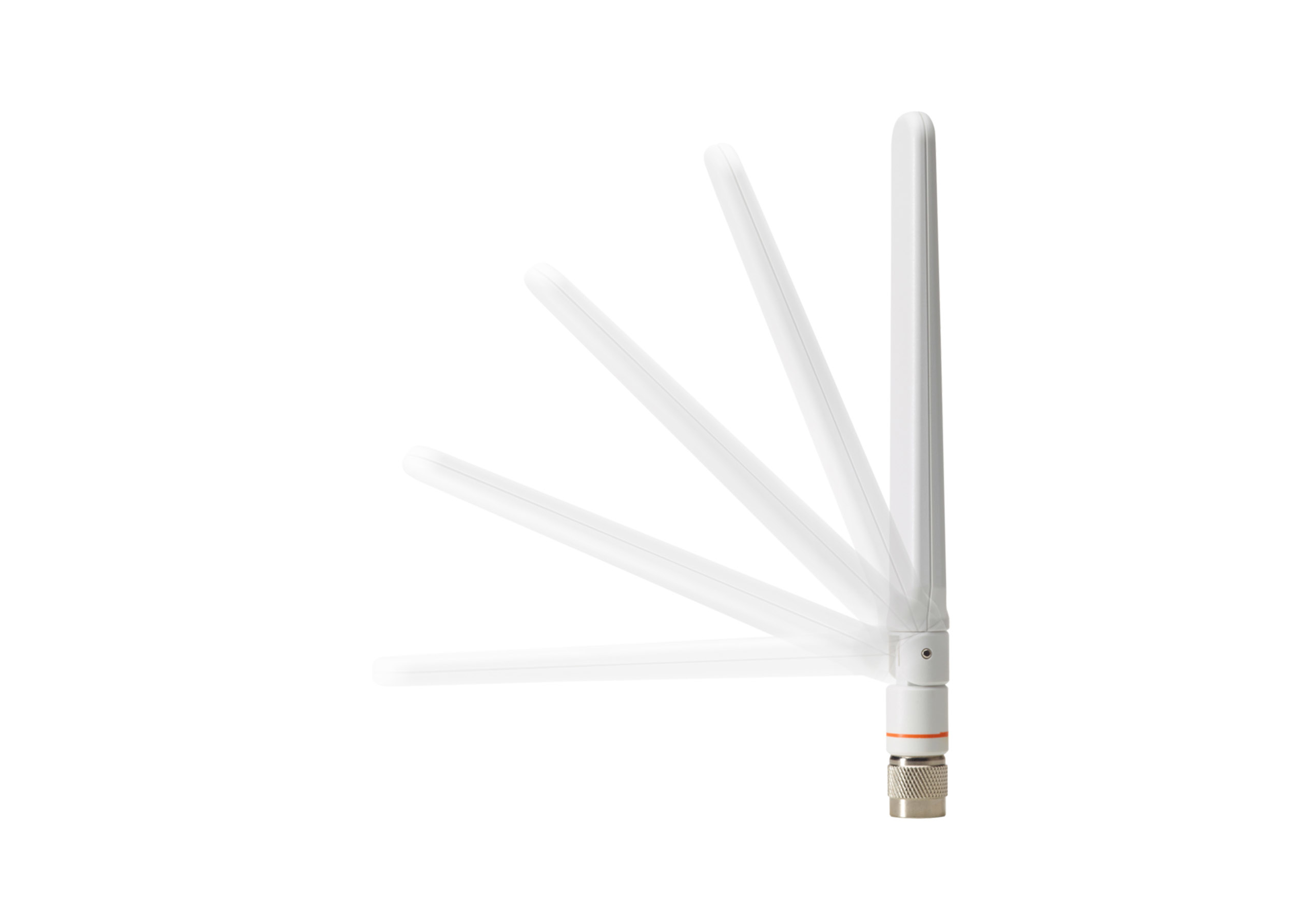 Cisco Aironet Dual-Band Omnidirectional Wi-Fi Antenna, 2 dBi (2.4 GHz)/4 dBi (5 GHz), White Dipole (1 Port), RP-TNC Connec