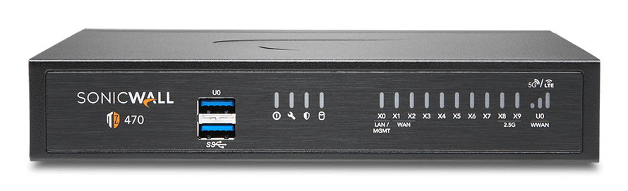 SonicWall Tz470. Firewall throughput: 3.5 Gbit/s, IPSec VPN throughput: 1500 Gbit/s, IPS/IDS throughput: 2000 Mbit/s. Supp