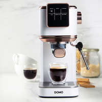 Domo DO746K machine à café Semi-automatique Machine à café 2-en-1 1,1 L