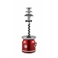 Simeo FCH450 fontaine à chocolat Rouge, Acier inoxydable 90 W