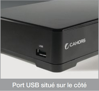 Cahors TVS 8100HD Satellite, Cable HD Noir