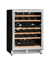 Climadiff CBU51D1X refroidisseur à vin Refroidisseur de vin compresseur Intégré (placement) Noir, Gris 51 bouteille(s)