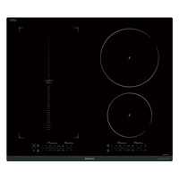 Sauter SPI9648BP plaque Noir Intégré (placement) 60 cm Plaque avec zone à induction 4 zone(s)