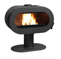 Invicta P648044 cheminée Intérieure Cheminée autonome Bois de chauffage Anthracite