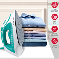 Brandt BFV10G fer à repasser Fer à vapeur Semelle en céramique 2200 W Vert, Blanc