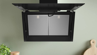 Bosch Serie 6 DWK81AN60 hotte Montée au mur Noir 432 m³/h A+