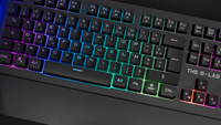 The G-Lab Keyz Palladium clavier USB AZERTY Français Noir