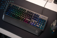 The G-Lab Keyz Palladium clavier USB AZERTY Français Noir
