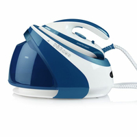 Domo DO1022S Centrale vapeur 3000 W 1,8 L Semelle en céramique Bleu, Blanc