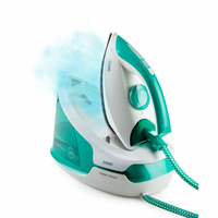 Domo DO7118S Centrale vapeur 2400 W 1,5 L Semelle en céramique Vert, Blanc
