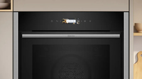 Neff B54CR71N0 four 71 L A+ Noir, Acier inoxydable
