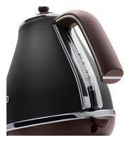De’Longhi KBOV 2001.BK bouilloire 1,7 L 2000 W Noir, Marron
