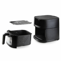 Domo DO540FR friteuse Unique 6 L Autonome 1500 W Friteuse d’air chaud Noir