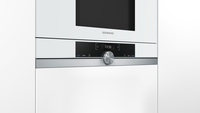 Siemens BF634LGW1 micro-onde Intégré (placement) Micro-ondes uniquement 21 L 900 W Blanc