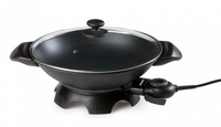 Domo DO8708W wok électrique 5 L Noir 2200 W