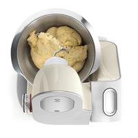 Bosch MUM58L20 robot de cuisine 1000 W 3,9 L Gris, Acier inoxydable, Blanc