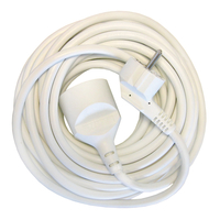 Chacon Prolongateur, HO5VVF, 3 x 1.5mm2, 3m, Blanc